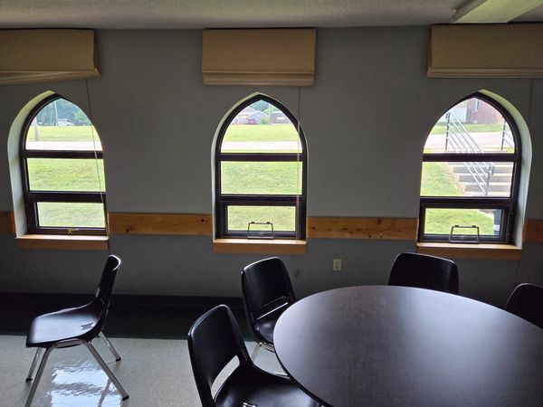 Window tinting services providing added  safety for churches and loved ones using 3M Security Film.