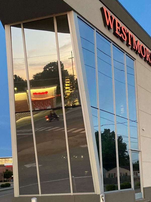 Exterior Window Tinting Services using 3M Window Films. Daytime privacy with 3M Silver 15 Exterior.