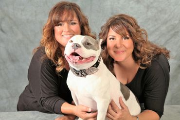 Founder Annie Torres and Director Kristin Greene with Pickles our world famous ambassador!