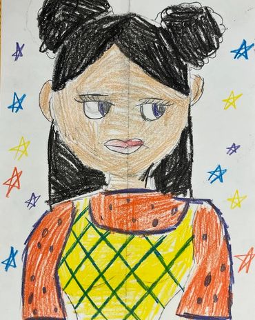 5th Grade Point B self portrait (after instruction)