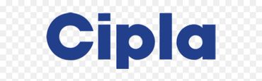 The Cipla logo in bold blue letters on a transparent background.
