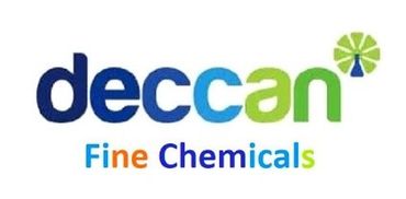 Logo of Deccan Fine Chemicals with colorful text and a green circular symbol.