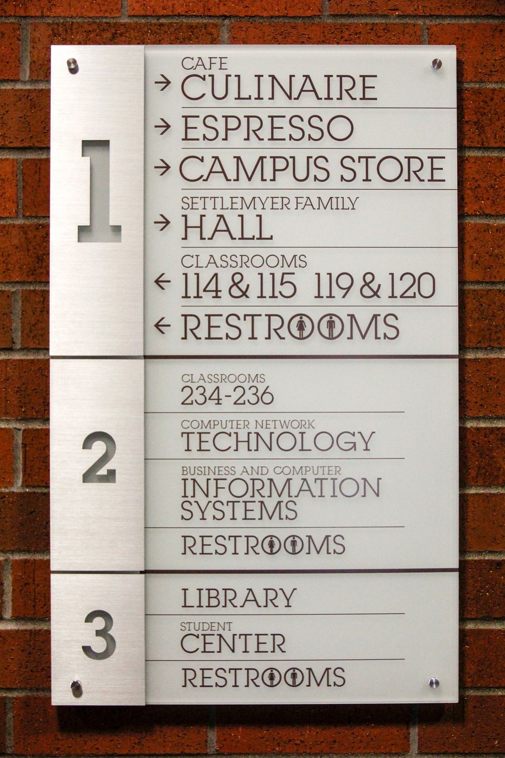 Campus Directory Sign Design