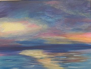 A tranquil sky scene that calms the mind and instills peacefulness during moments of reflection.