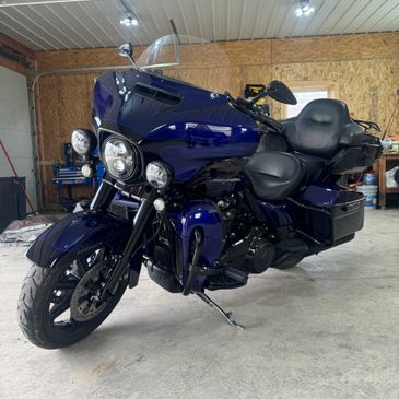 Ceramic coated Harley motorcycle
