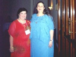 Ruth Ann Amberstone and I at the World Tarot Congress