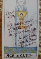 Signed card- Ruth Ann Amberstone!