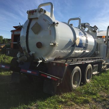 One of the vac trucks in our fleet
