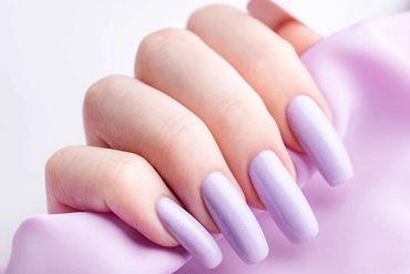 pastel color nails polish