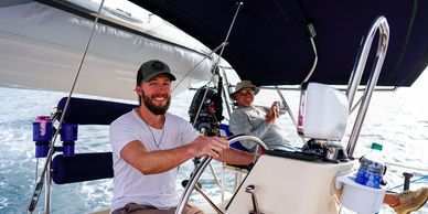 Fun times at the helm