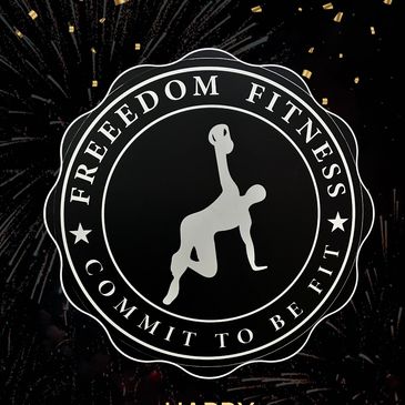 Freedom Fitness New Year 2024 offer with discounted membership and contact number.