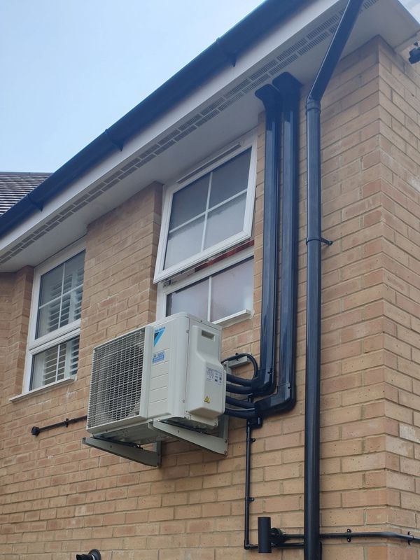 a 2 Zone Daikin multi-split outdoor unit