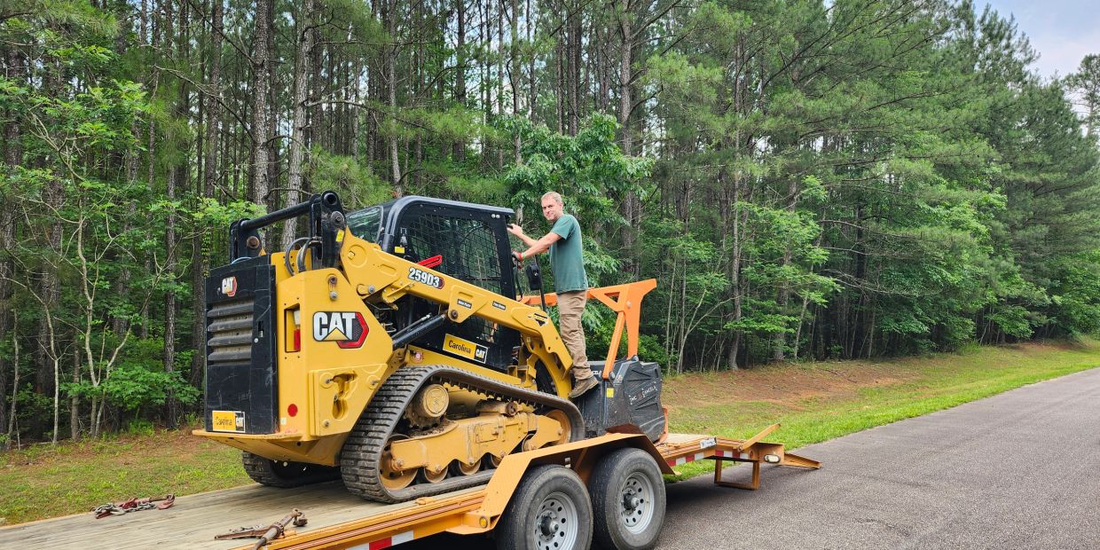 Skidsteer mulching