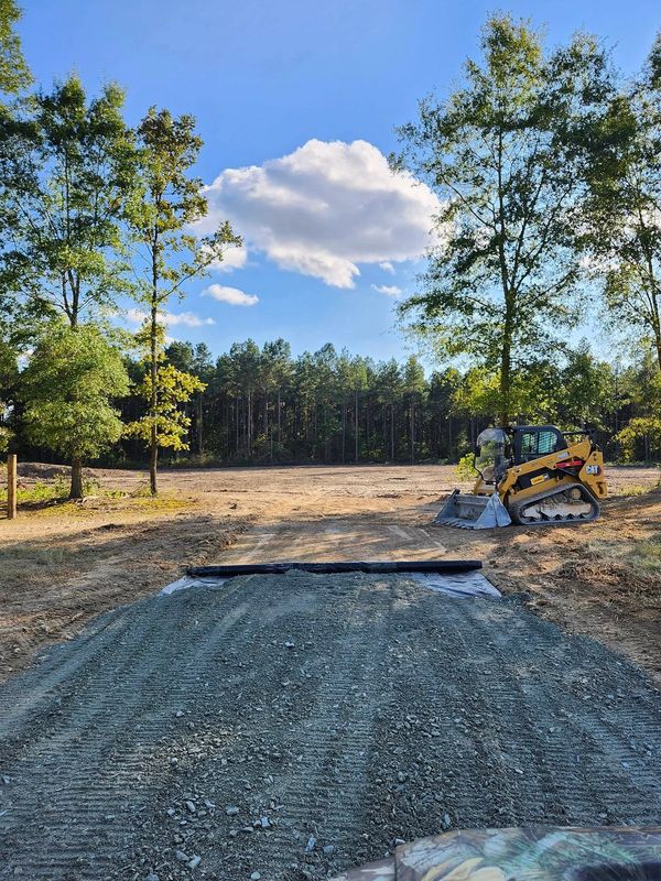 Install or repair driveways and access roads.