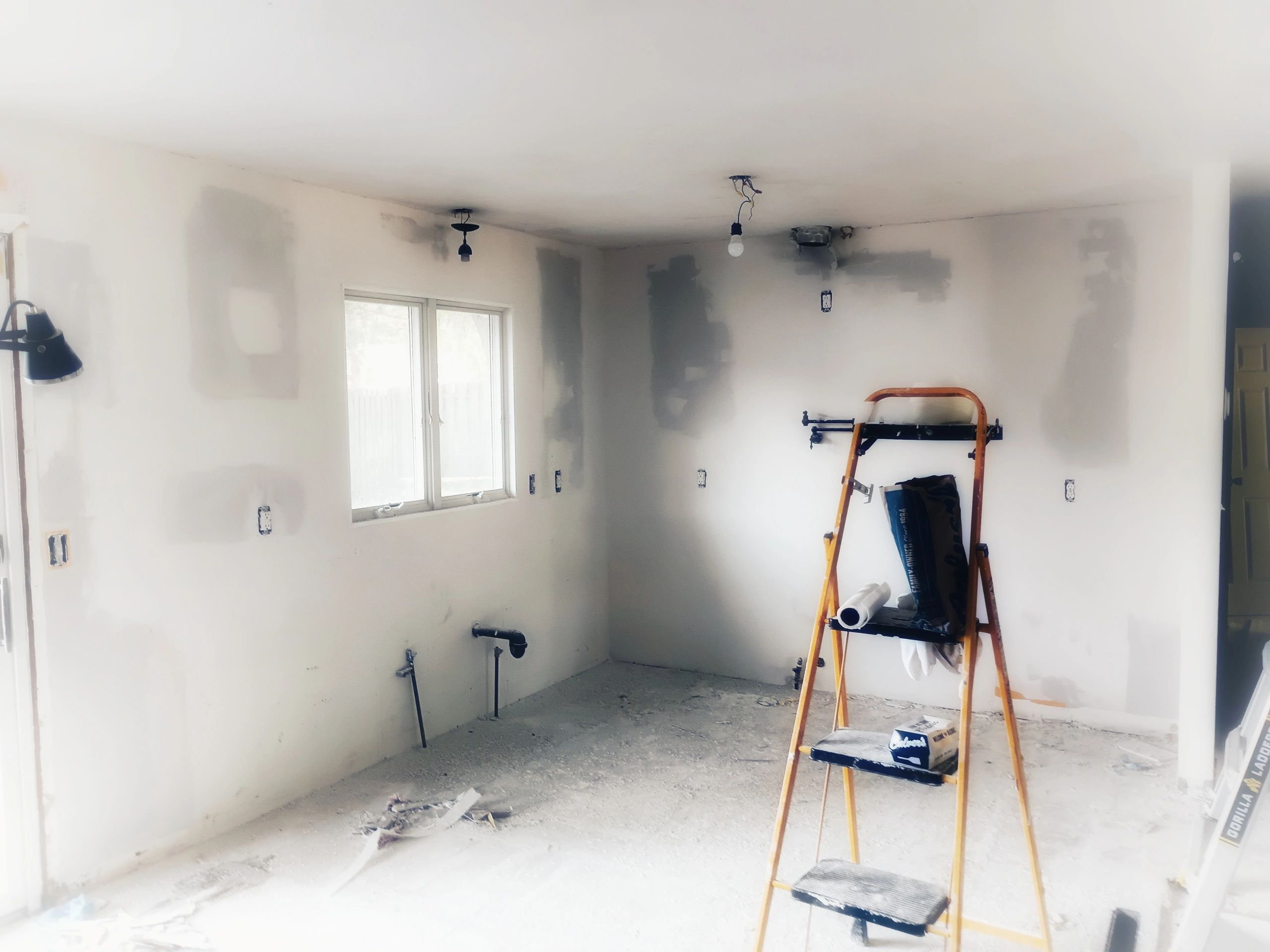ProferredSolutions home renovations, image of a drywall installation after image in vadnais Heights