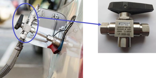Compressed natural gas ball valve,CNG,refuelling station ball valve,flow diverter ball valve