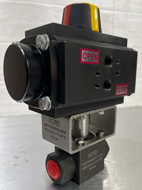 high pressure ball valve,pneumatic actuator,single acting,double acting, air operated