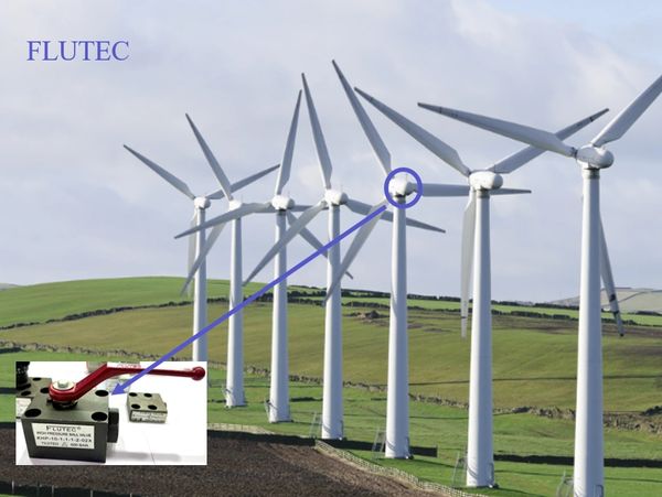 Ball valves for windmill,power generation,manifold mounted ball valve with locking arrangement