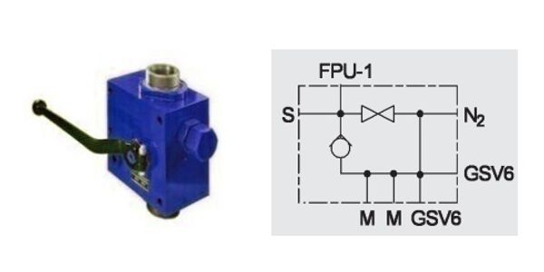 Nitrogen N2 Charging and Testing Block,F+P,F+P16,F+P32,accumulator safety,accumulator testing