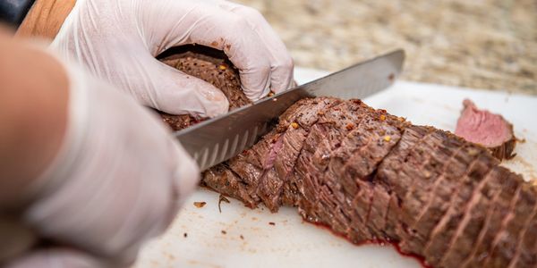 A meal prepared by The Revolving Chef, a private chef in Wilmington NC