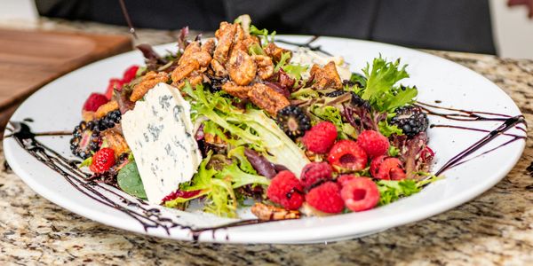A meal prepared by The Revolving Chef, a private chef in Wilmington NC