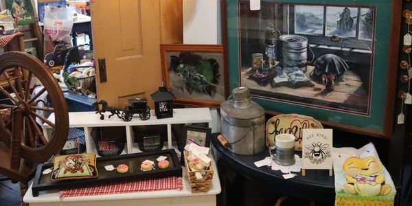 Handmade crafts and decor in a turn of the century country store. Featuring arts, crafts, soaps