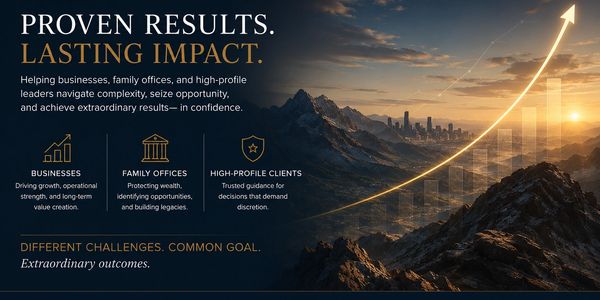 Business growth and impact with financial protections and trusted decision-making.