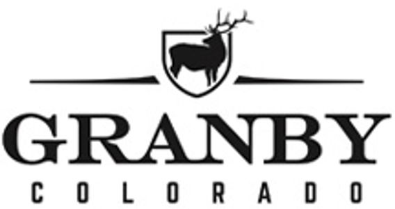 Logo featuring a deer and the text Granby Colorado.