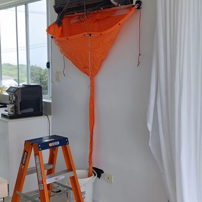 Temperature tech technician performing a split system deep clean at Katoomba.