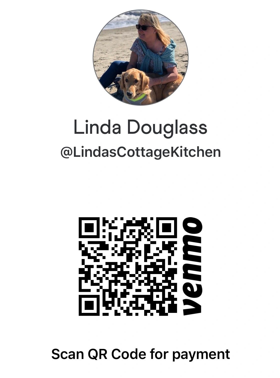 Venmo @LindasCottageKitchen