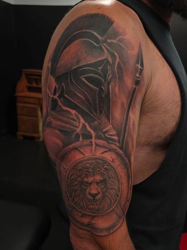 Half sleeve tattoo