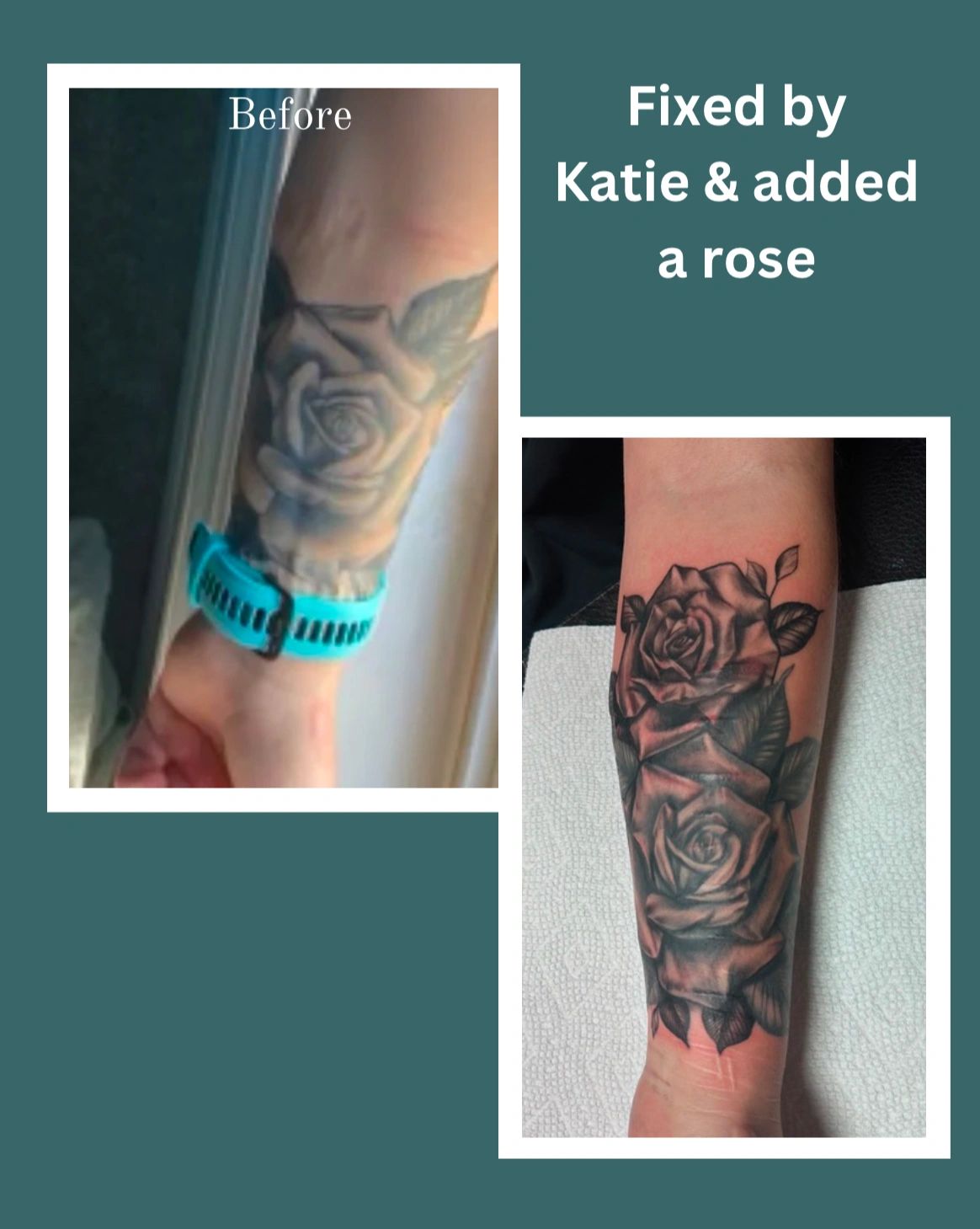 Josh Pelletier bad rose tattoo