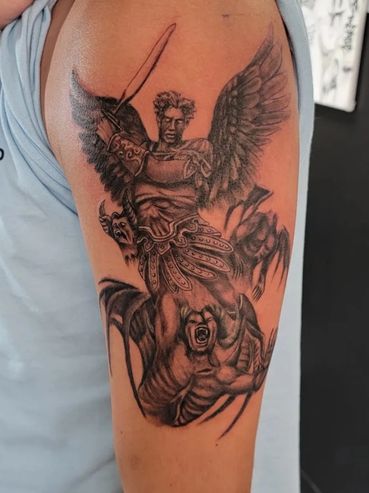 Mayhem Arch Angel Tattoo