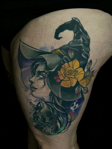 Witch tattoo