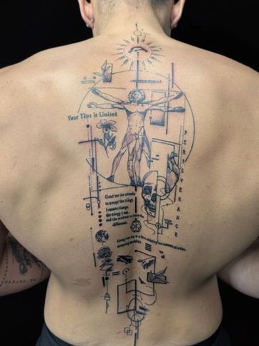 Fine line tattoo artist