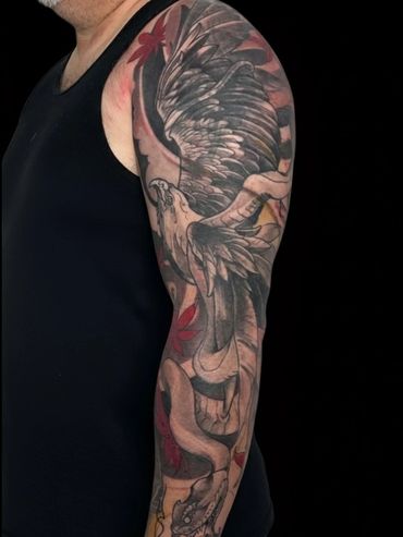 Neotraditional sleeve