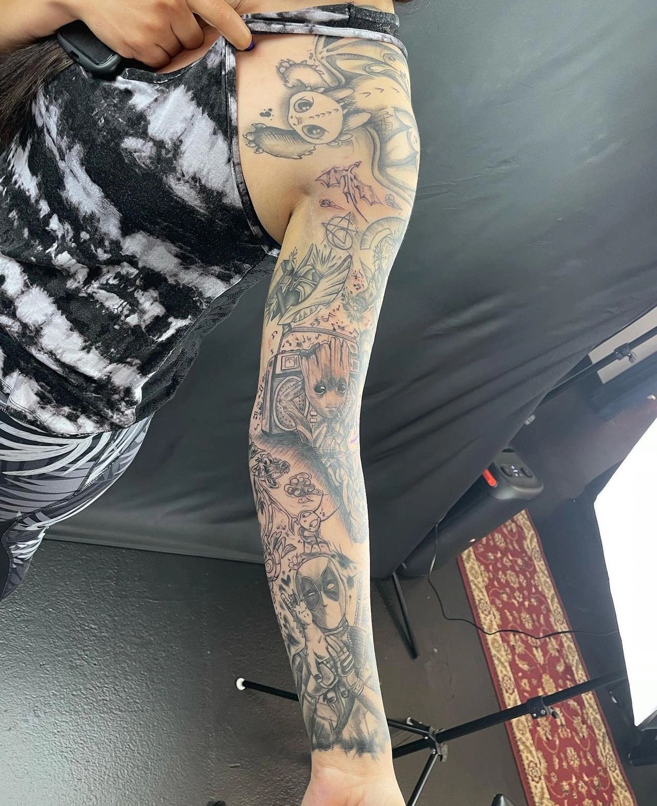 patchwork sleeve