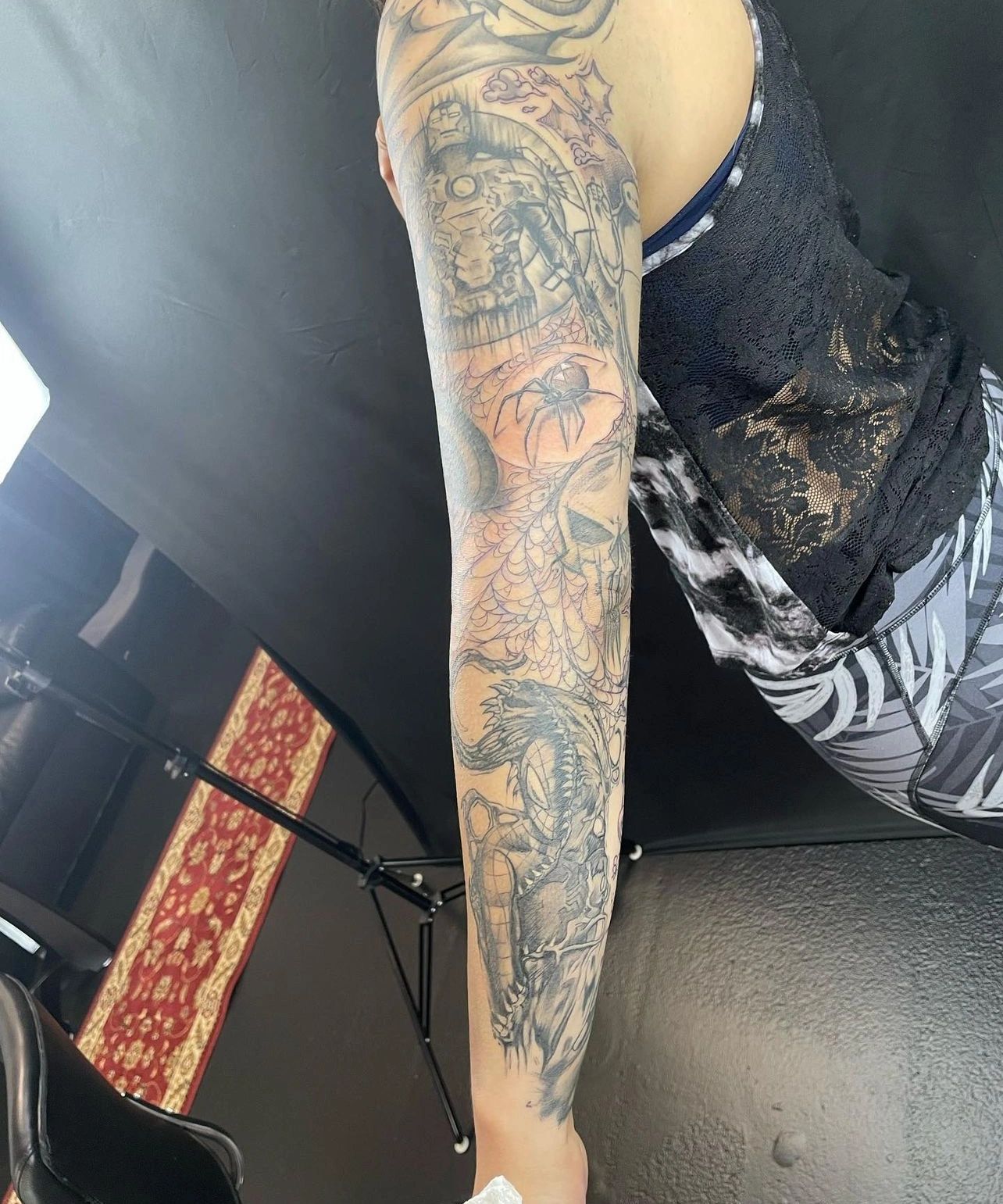 patch work sleeve