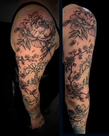 Floral sleeve