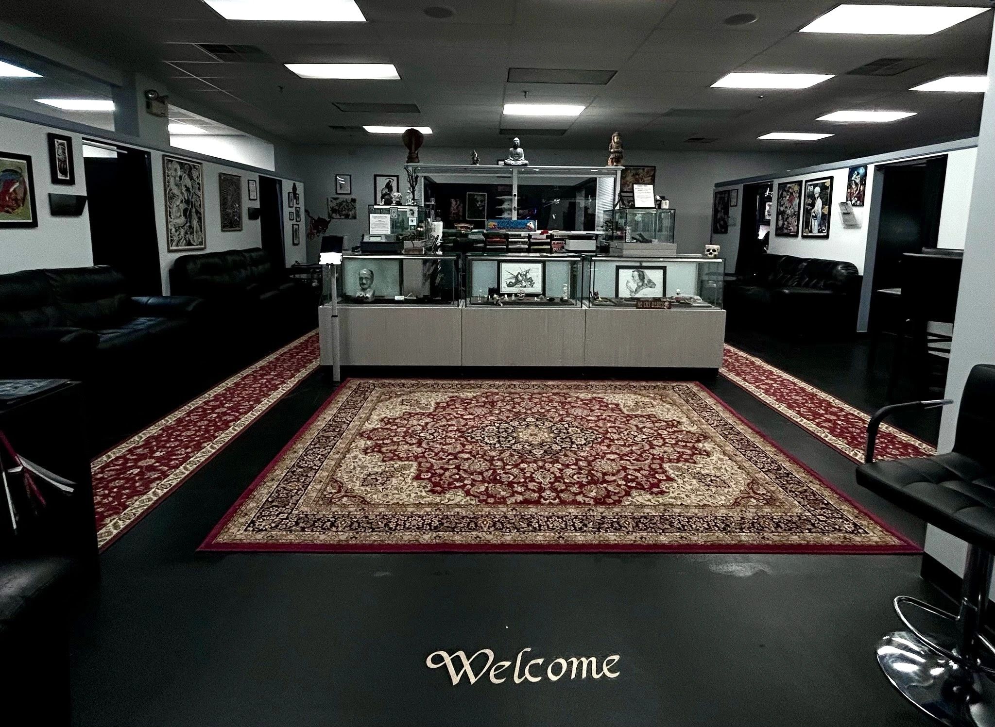 NH's Best Tattoo Shop Mayhem Tattoo located at 369 S Broadway, Salem NH