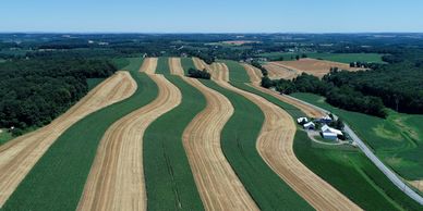 Precision agriculture and farm estate aerial photography