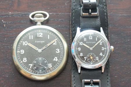 Glycine German Army Military issued watches