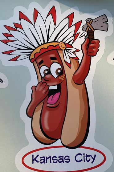 Spicy mustard, shredded Swiss cheese & sauerkraut.