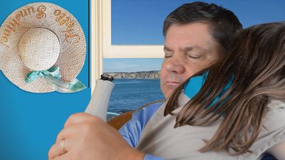 Dan McLellan as Fetch Smartly and Sandra McLellan as Lettie May Smartly in TV series, THE SMARTLYS.