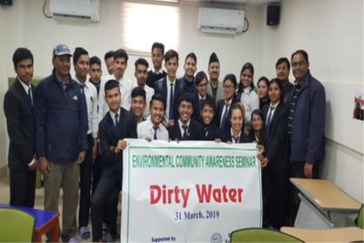 First seminar of the monthly Environmental Community Awareness Seminar Series  in Kathmandu, Nepal.