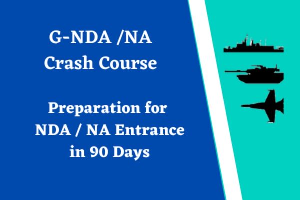 Best online class for NDA NA crash course. Prepare in just 90 days. Class 12 appearing & Pass out
