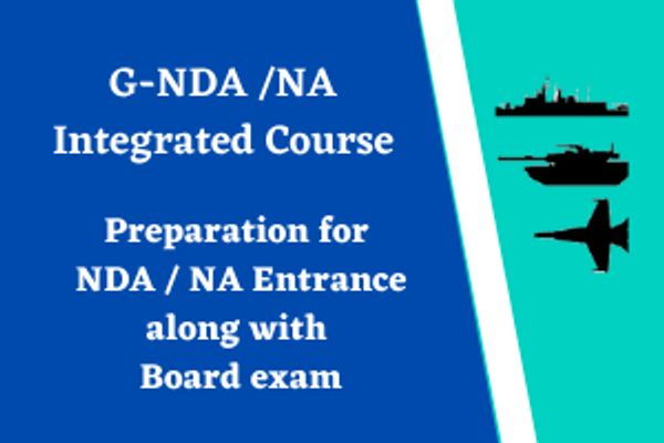 Best Online coaching for NDA NA Integrated course along with class 12 board exam. Prepare GS,English