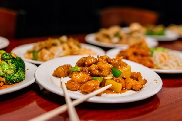 closeup shot of delicious food