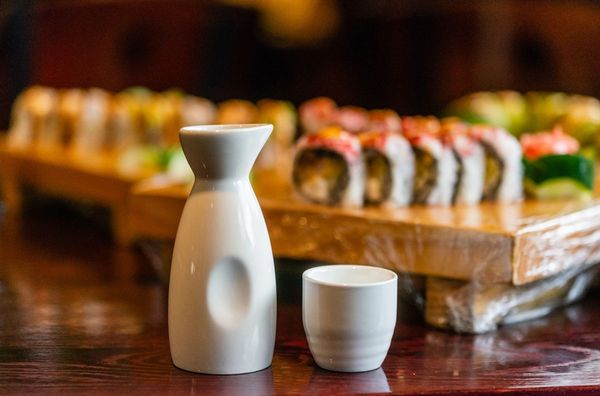 bottle of salt and a small bowl