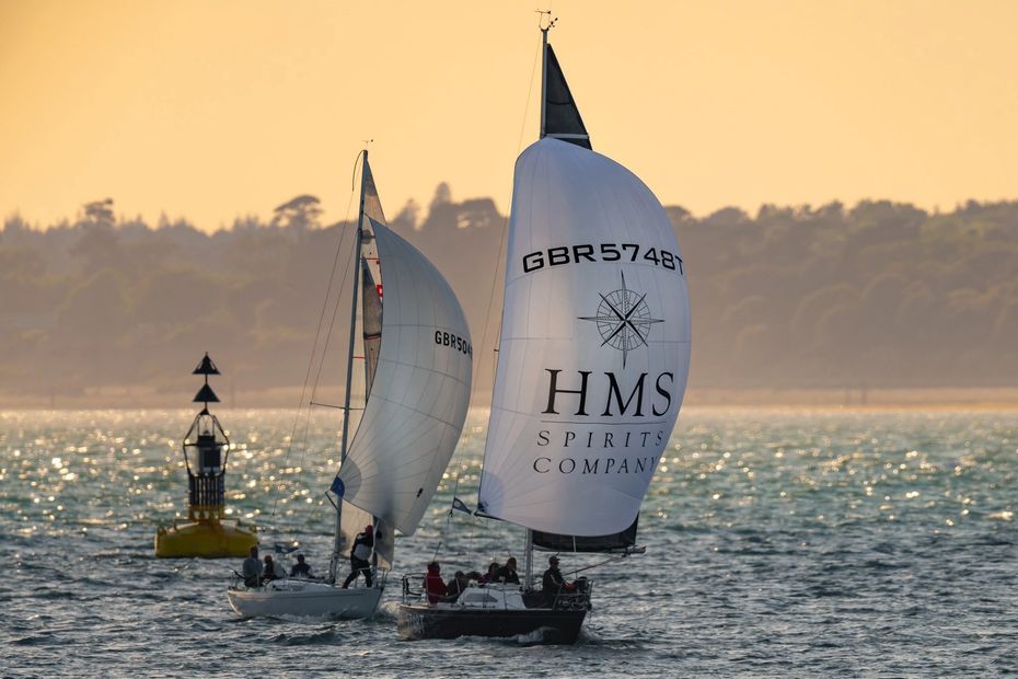 HMS Spirits sponsored sailing team; Haggis Racing.